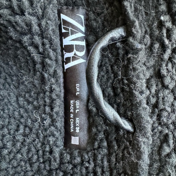 Faux Leather Motercycle Jacket , Zara - Picture 3 of 3